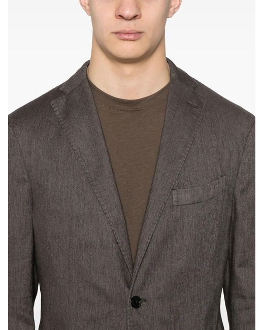 Boglioli Gray K-Jacket Blazer for men