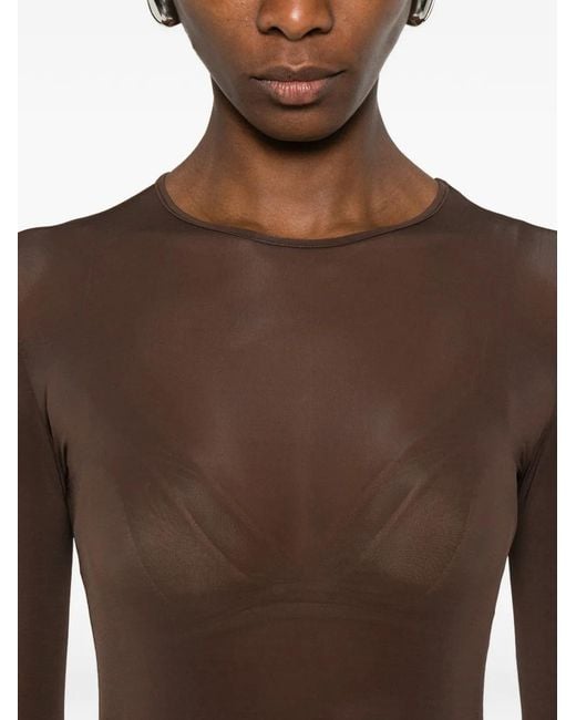 Wardrobe NYC Brown Long-Sleeve Body