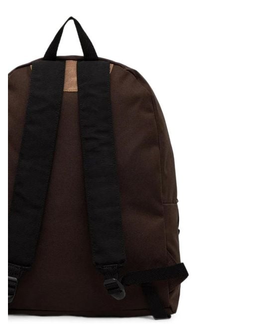 Napapijri Black Logo-Patch Backpack