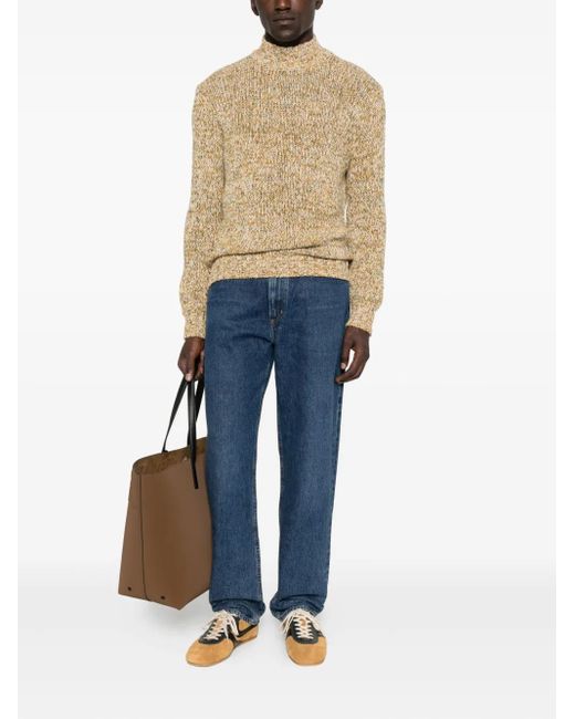 Agolde Blue Cotton Straight-Leg Jeans for men