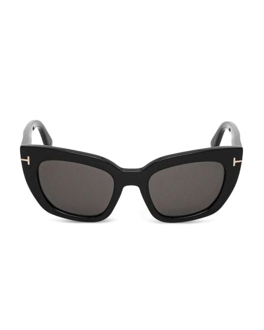 Tom Ford Gray Athena Cat-Eye Sunglasses