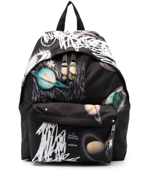 Eastpak Black X Vivienne Westwood Graphic-print Backpack