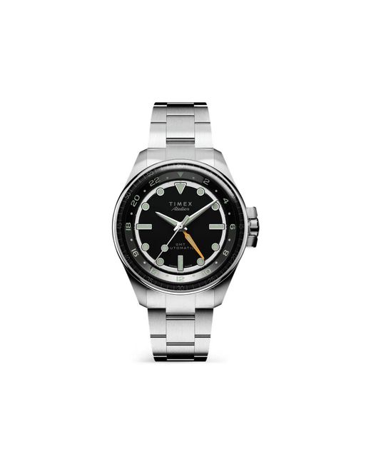 Timex Black Atelier Gmt24 M1A 40Mm Watch for men
