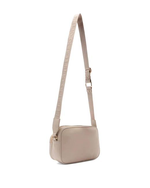 Liu Jo Natural Medium Logo-Plaque Zip-Fastening Cross Body Bag