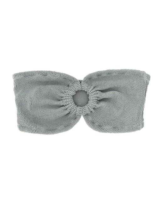 Mc2 Saint Barth Gray Yulia Bikini Top