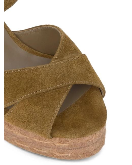 Castaner Brown Blaudell Wedge Sandals