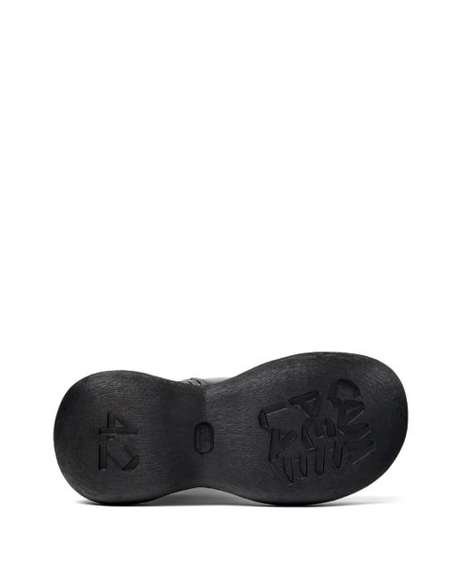 CAMPERLAB Black Caramba Round-Toe Leather Boots