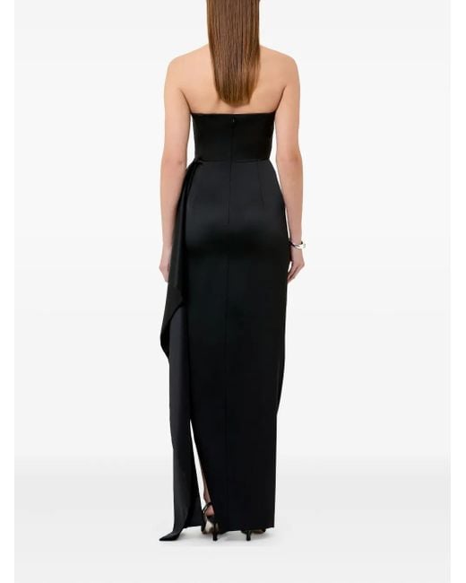Nicholas Black Erelyn Strapless Draped Maxi Dress