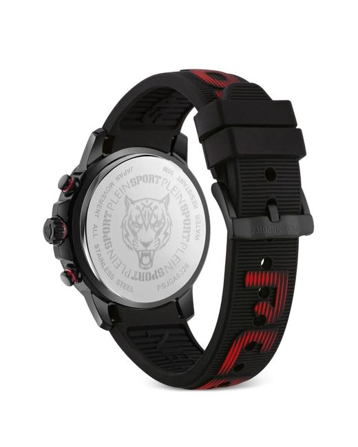 Philipp Plein Black Chronorace 44Mm Watch for men