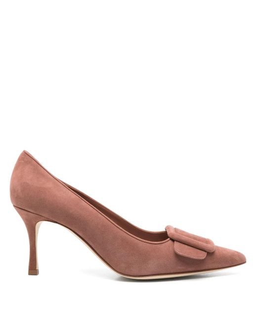 Manolo Blahnik Pink 70Mm Maysale Pumps