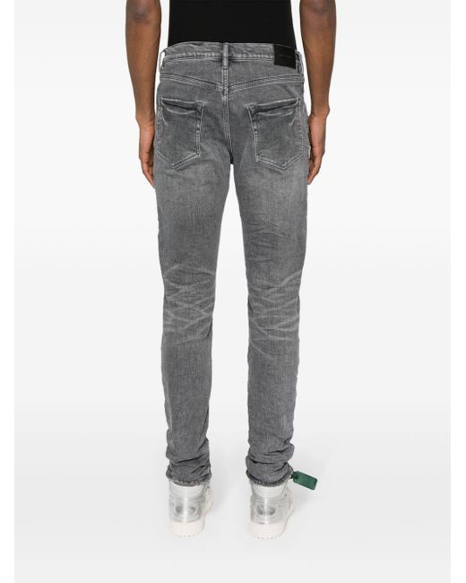 Purple Brand P001 Jeans Met Toelopende Pijpen in het Gray voor heren
