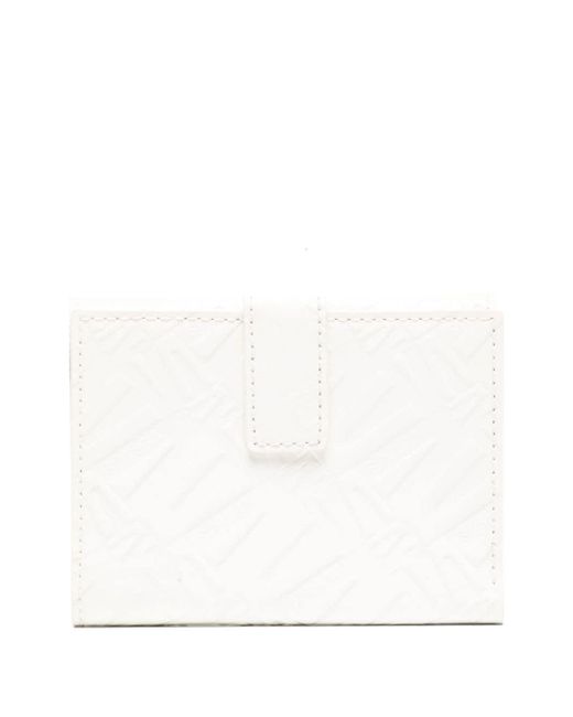 Versace White Multi-card Leather Wallet
