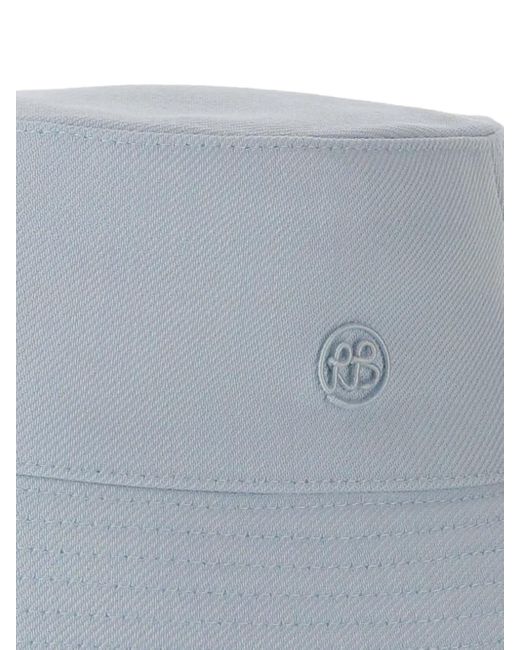 Ruslan Baginskiy Blue Logo-Embroidered Bucket Hat