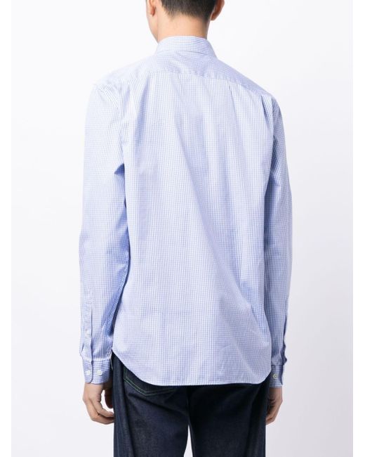 Lacoste on sale plaid shirt