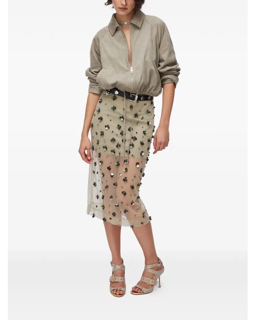 Liu Jo White Suede Jacket