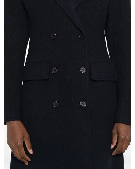 P.A.R.O.S.H. Black Double-Breasted Coat