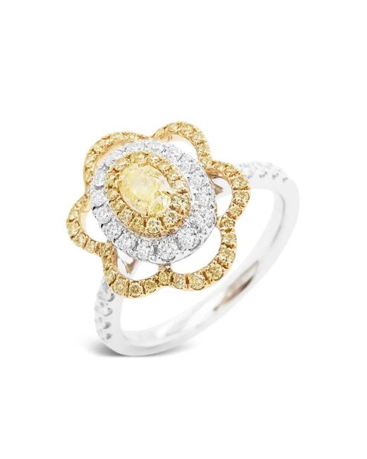 HYT Jewelry Metallic 18K And Diamond Ring