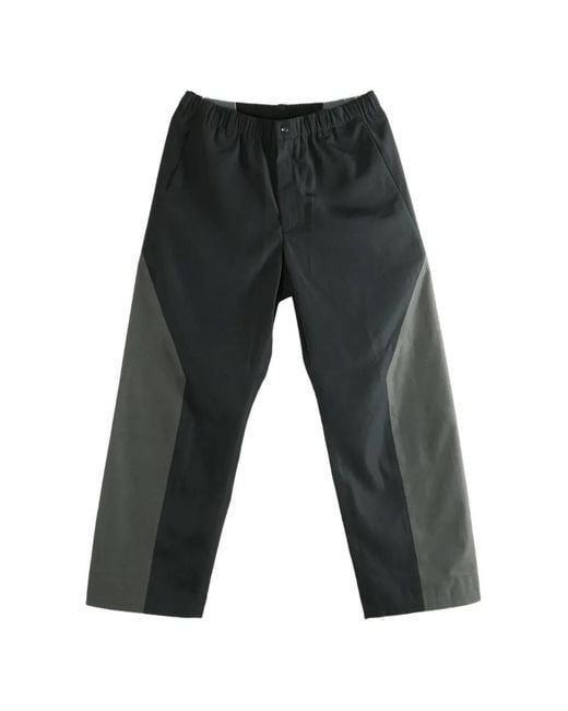 Goldwin Gray Hyperdense Taffeta Destra Trousers