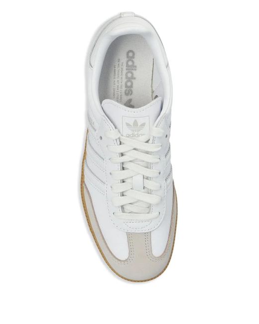 Adidas White Samba Og Sneakers