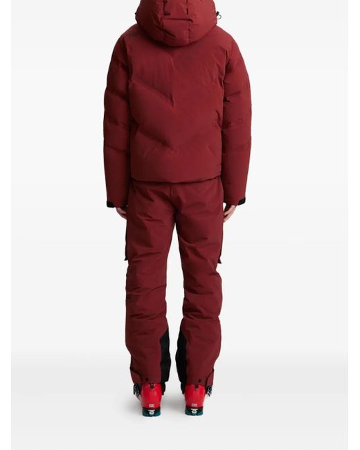 Aztech Mountain Red Super Lite Hooded Ski Jacket for men