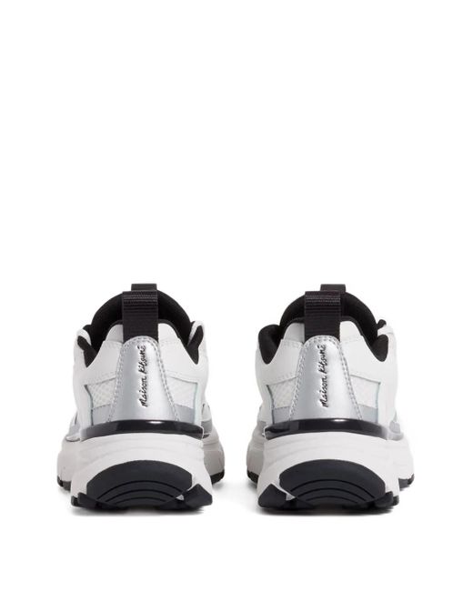 Maison Kitsuné White Sora Logo-Detail Sneakers for men