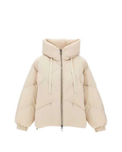 DUNO Natural Diamond-Quilted Peggie Coat