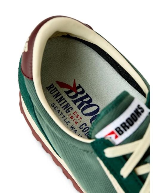 Brooks Green Vanguard Sneakers for men