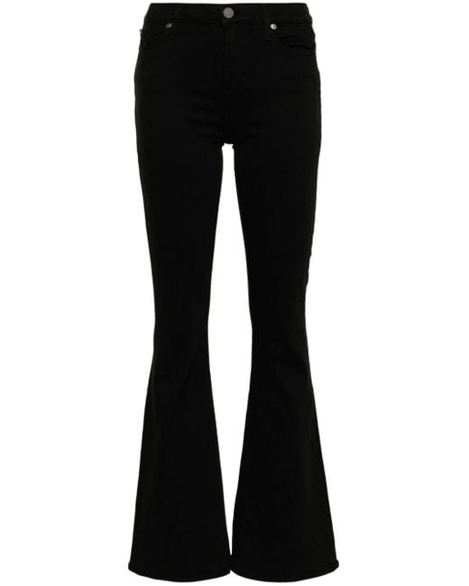 7 For All Mankind Black Ali Flared Jeans