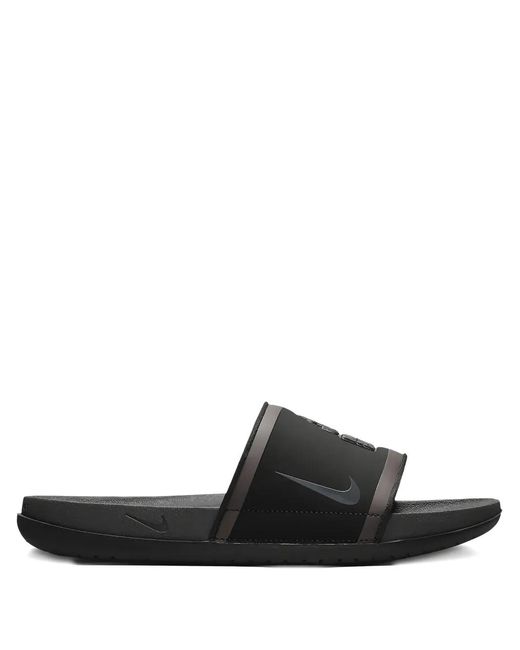Nike Black Offcourt Logo-detail Slides for men