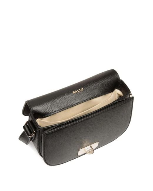 Bally エンボス ミニバッグ Black