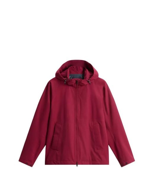 Woolrich Pacific Two-Layered Hooded Jacket for men
