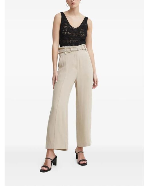 IRO Natural Vimiel Belted Trousers