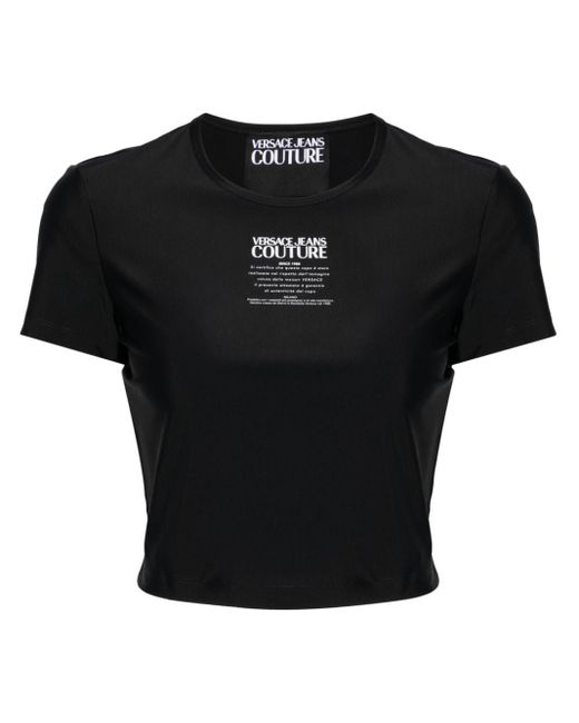 Versace Black Logo-print Jersey T-shirt
