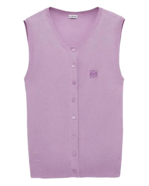 Loewe Purple Vest