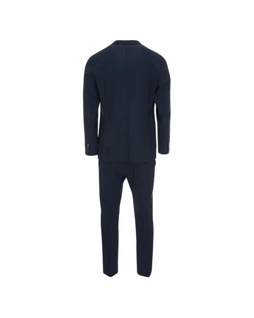 Tombolini Blue Costume Zero Gravity À Simple Boutonnage for men