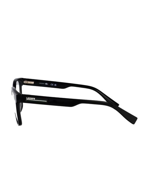 Lacoste Brille Mit Eckigem Gestell in Black für Herren