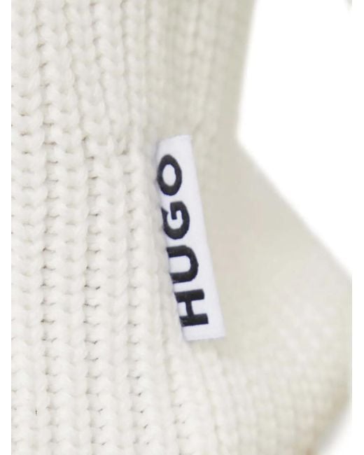HUGO Natural Pullover Mit U-Ausschnitt