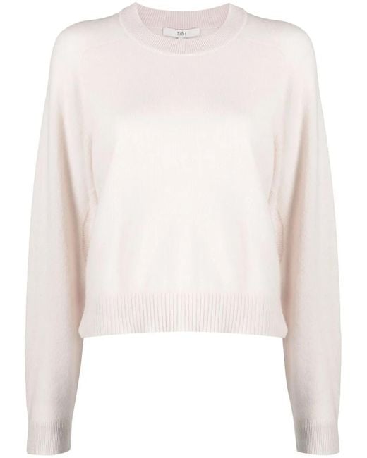 Tibi Multicolor Cashmere Cut-Out Detail Jumper