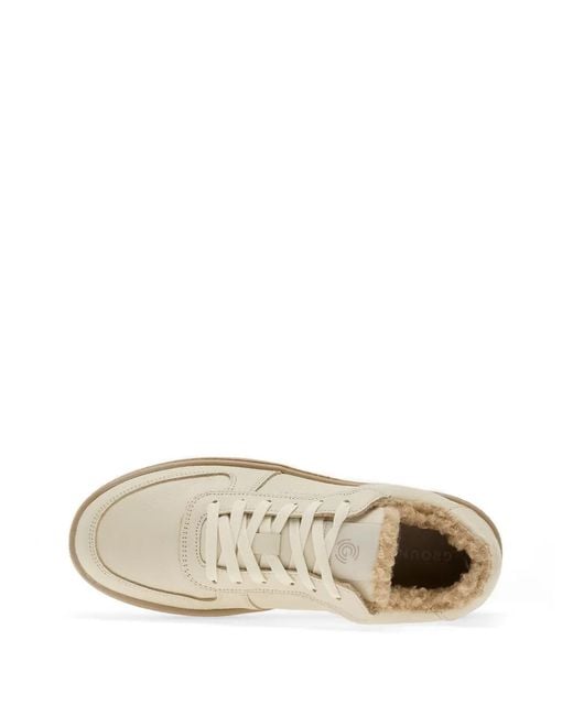 Groundies White Hamptons Teddy 2.0 Sneakers