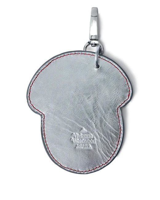Vivienne Westwood Gray Mushroom Keyring for men