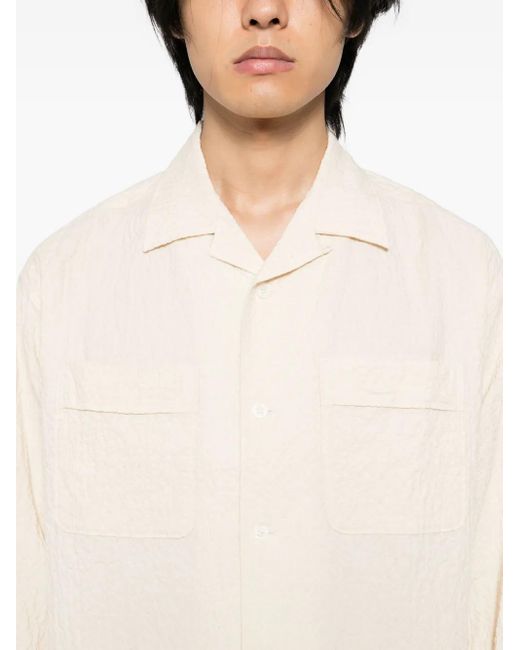 SPORT b. by agnès b. Natural Seersucker Shirt for men