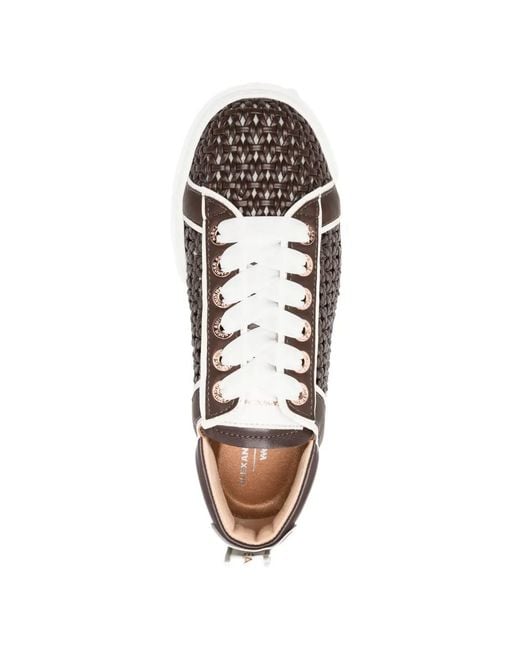 Alexander Smith White Wembley Leather Sneakers