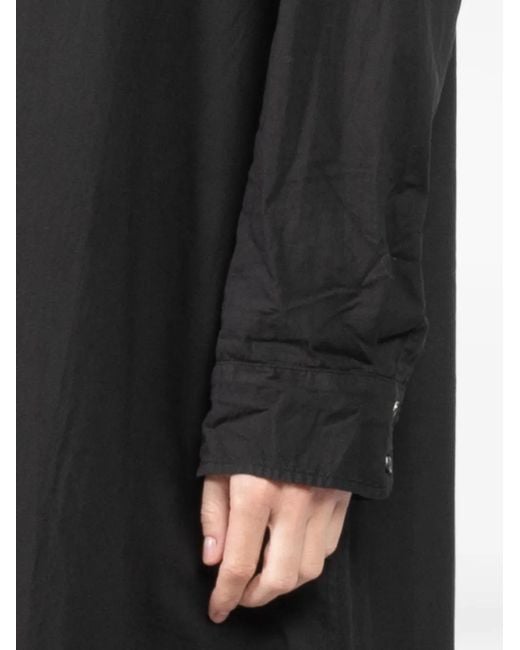 Xirena Black Buttoned Shirt Dress