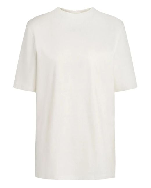 12 STOREEZ White Short-Sleeve T-Shirt