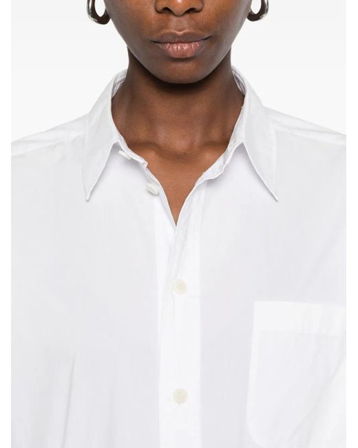 Camisa con botones 6397 de color White