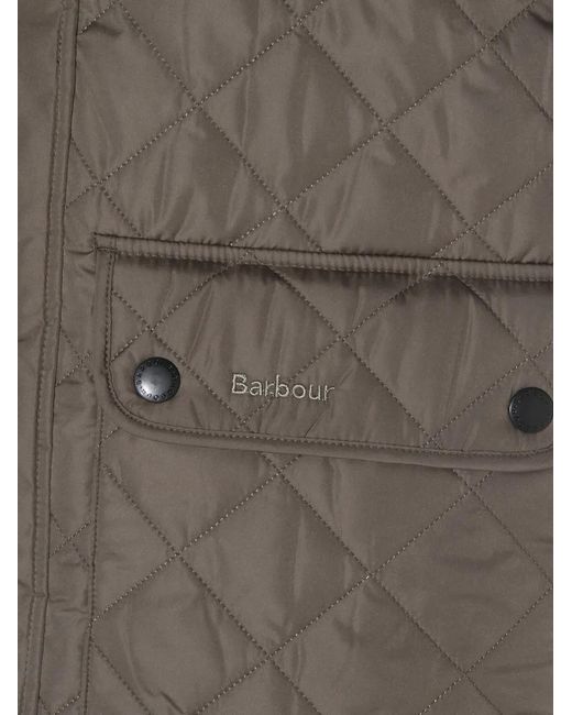 Barbour Brown Doudoune À Design Sans Manches for men