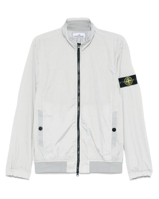 メンズ Stone Island コンパスバッジ ジャケット Gray