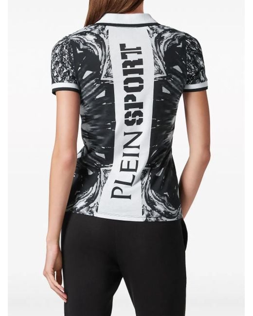 Philipp Plein Black Polo Shirt
