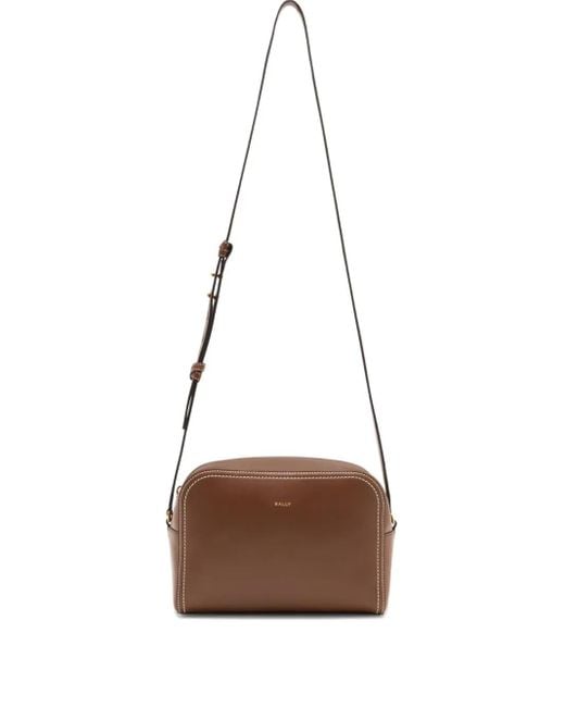 Bandolera Easy de piel Bally de color Brown
