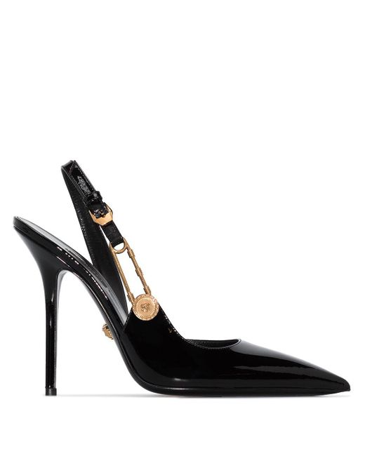 versace pointed heels